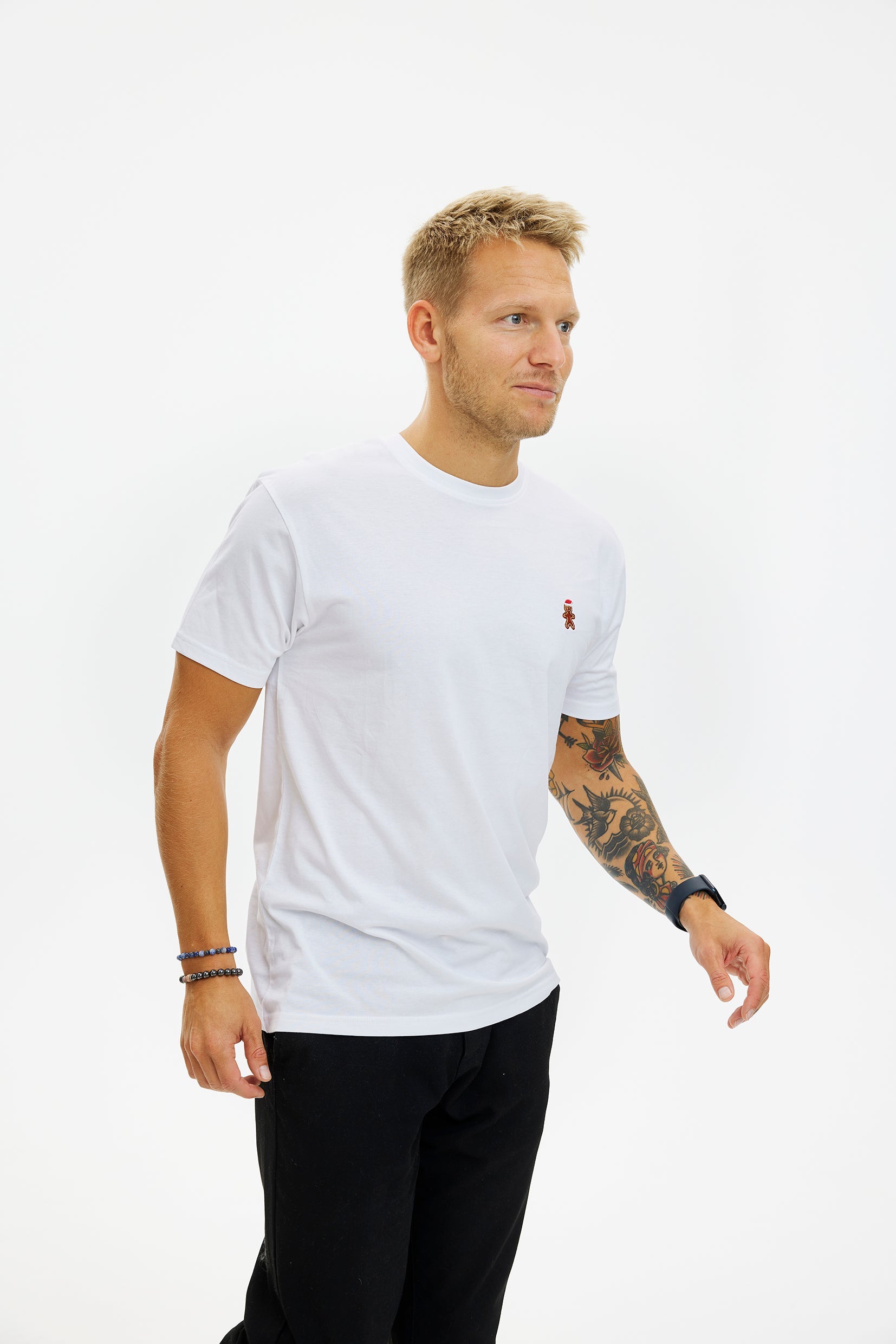 The Christmas cookie T-shirt white - Herre